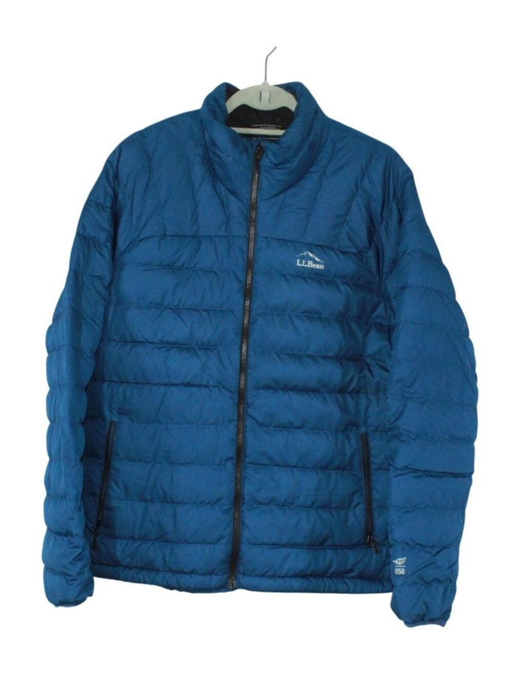 LL Bean Men's Bean's Down Jacket Winter Workwear Outdoor Travel Gorpcore Blue L